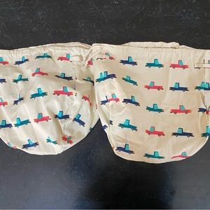 Stokke MuTable Set Of 2 Cotton Bags With Truck Print Excellent Condition